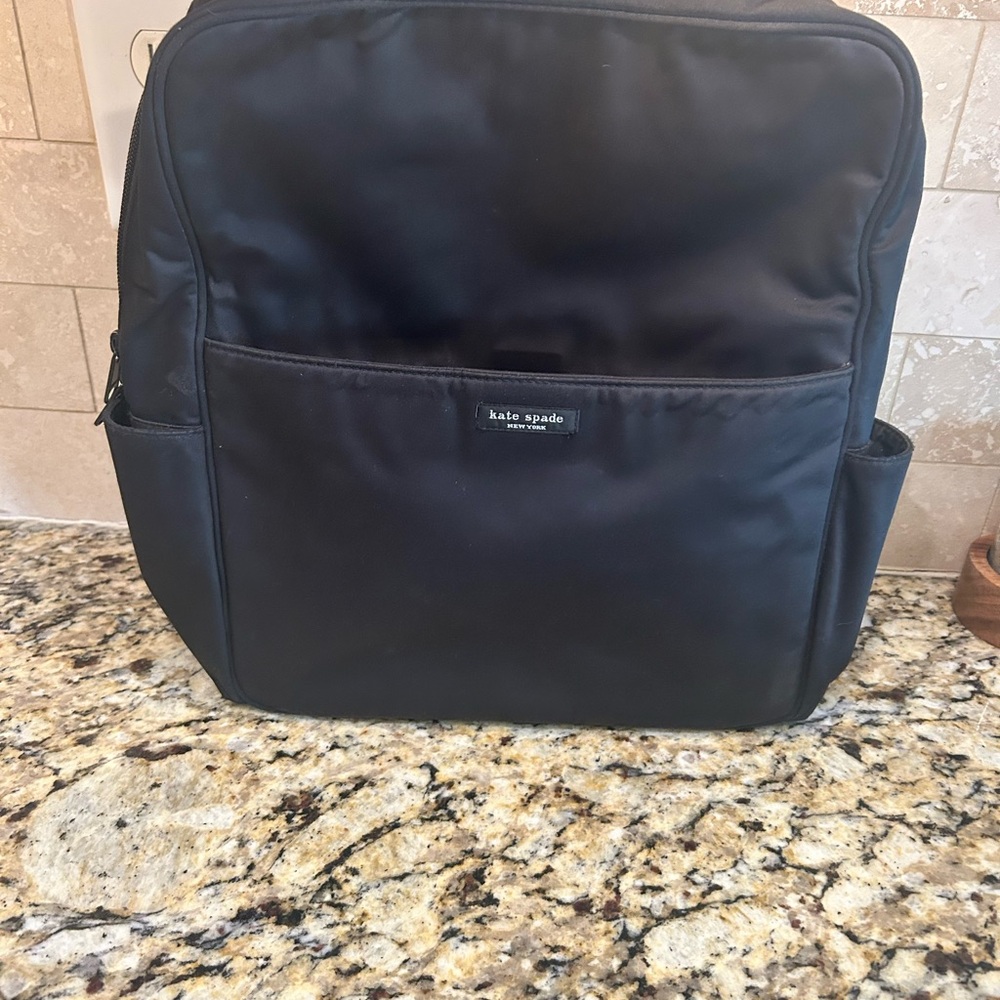 Kate Spade New York 13" Nylon Backpack Black Adjustable Straps